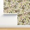 Butterfly Botanical Floral Swallowtail Butterflies Large Scale Custom Pre-pasted Wallpaper by Spoonflower Pre-Pasted Wallpaper 2FT Wide